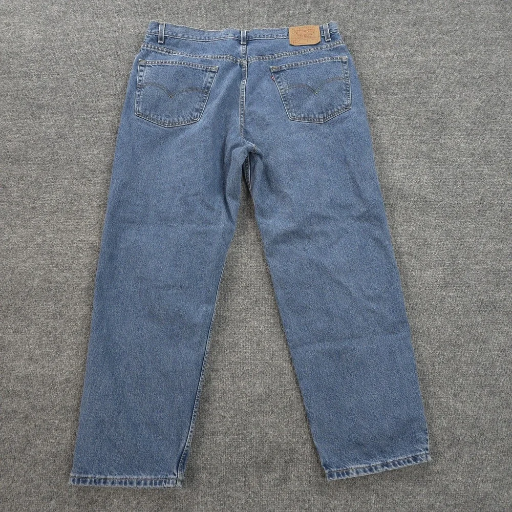 Vintage Levis Jeans‎ Mens 40x30 Blue 550 Relaxed Fit Denim Medium Wash Y2K